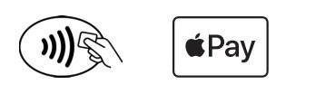 Symboles indiquant que vous pouvez payer en pass restaurant avec apple pay dans les commerces éligibles