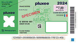 cheque pluxee restaurant 2024 specimen